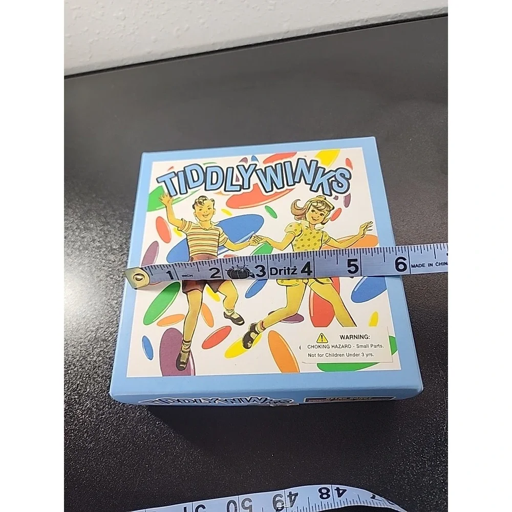 TIDDLY WINKS Game‎ Plastic Disc Retro vtg (1950's Style)